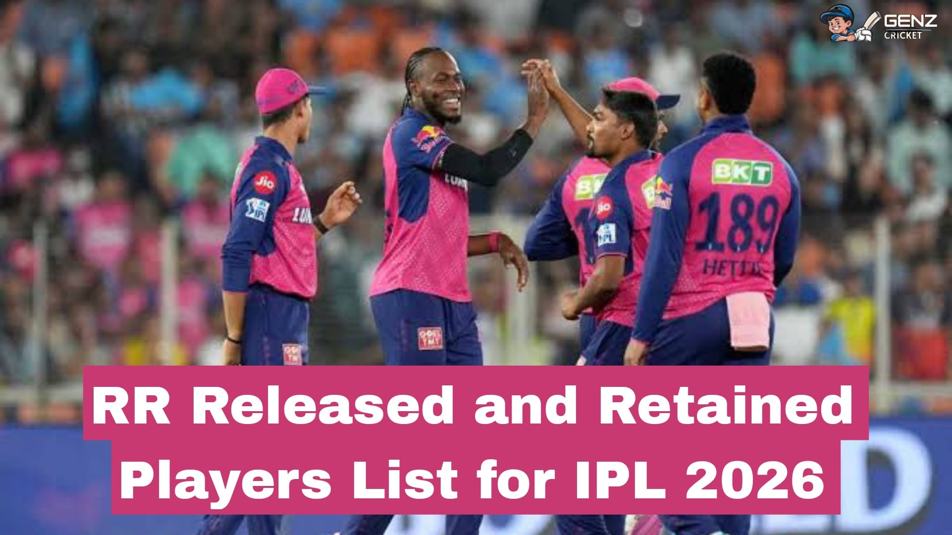 Rajasthan Royals Retained and Released Players List for IPL 2026